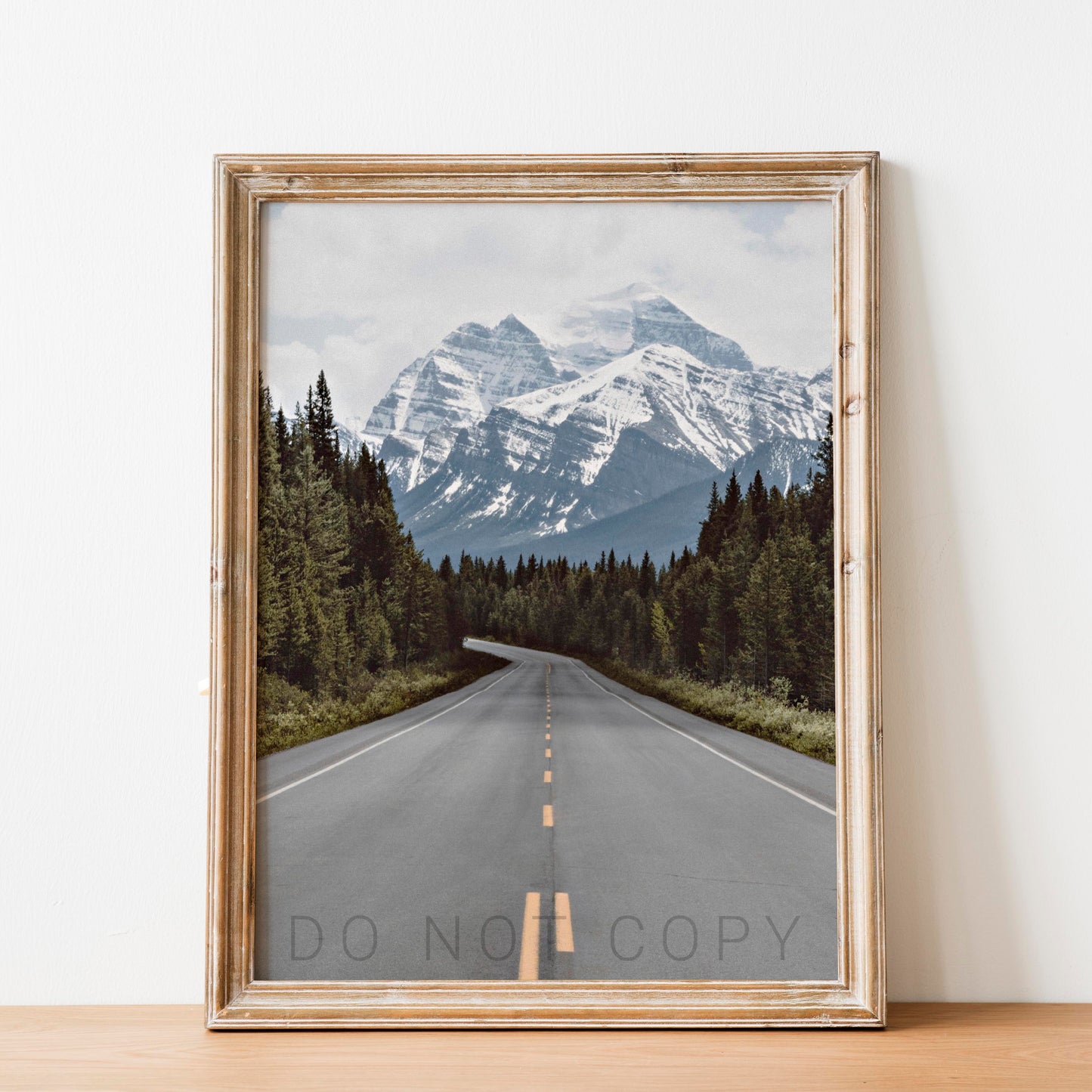 Mountain Road in Alaska