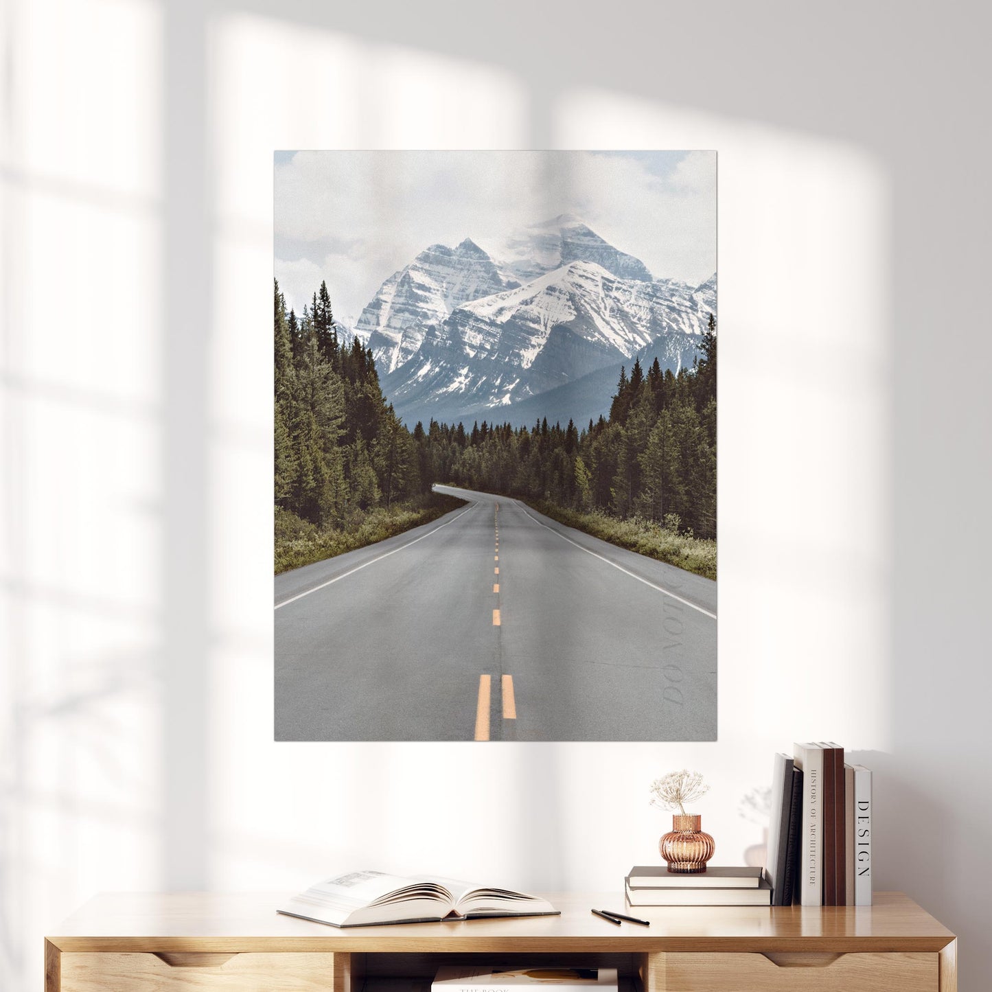 Mountain Road in Alaska