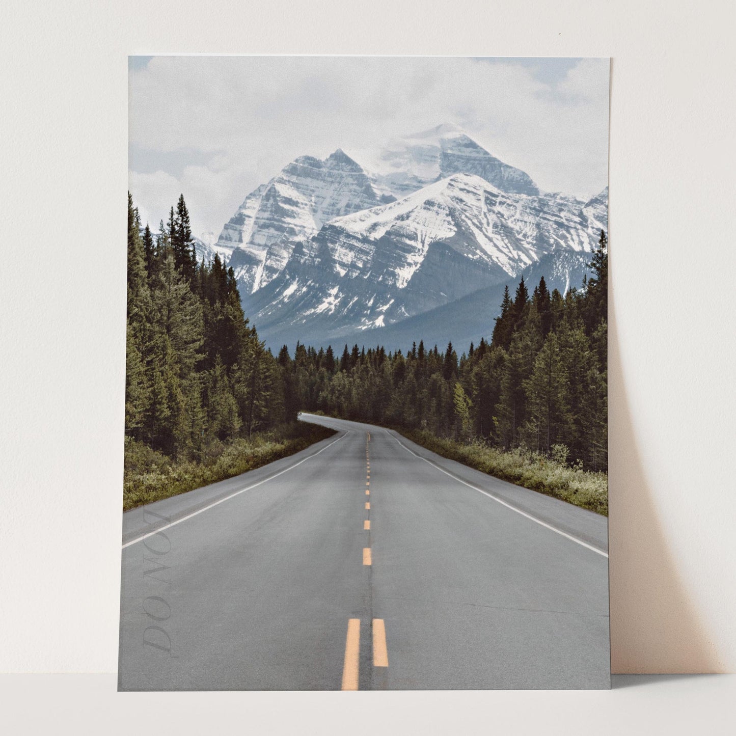 Mountain Road in Alaska
