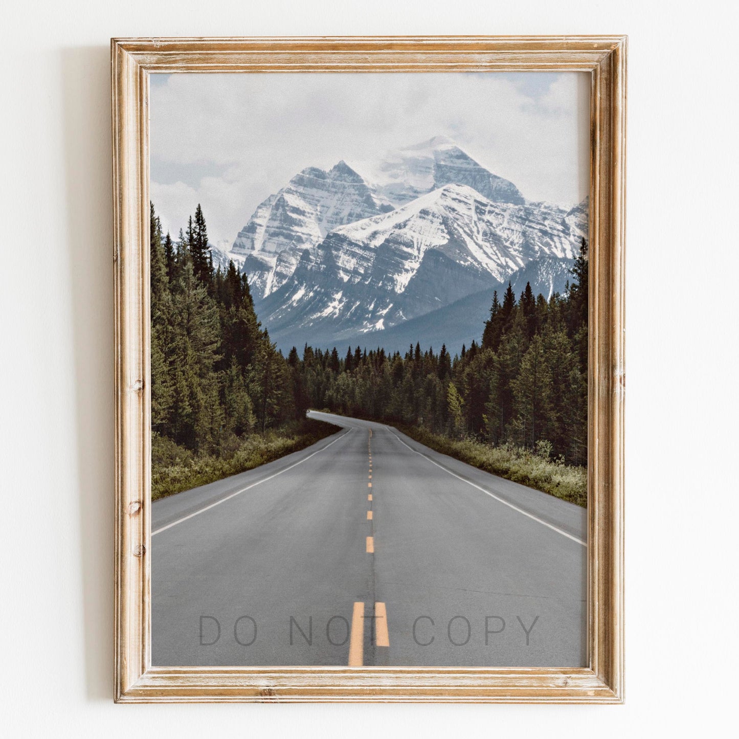 Mountain Road in Alaska