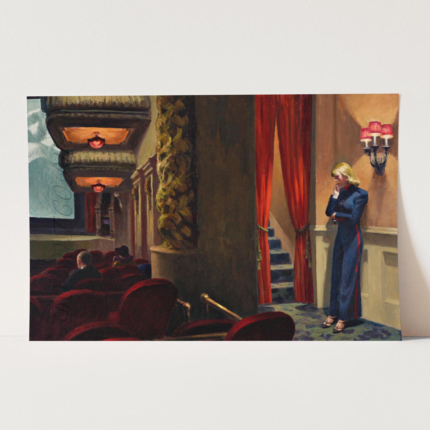 New York Movie 1939 by Edward Hopper