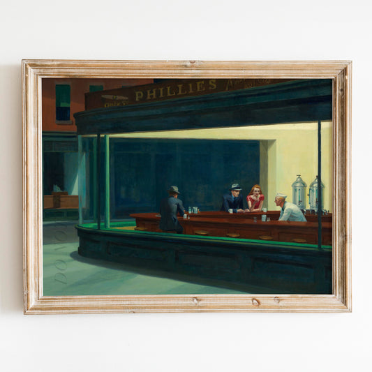 Nighthawks by Edward Hopper