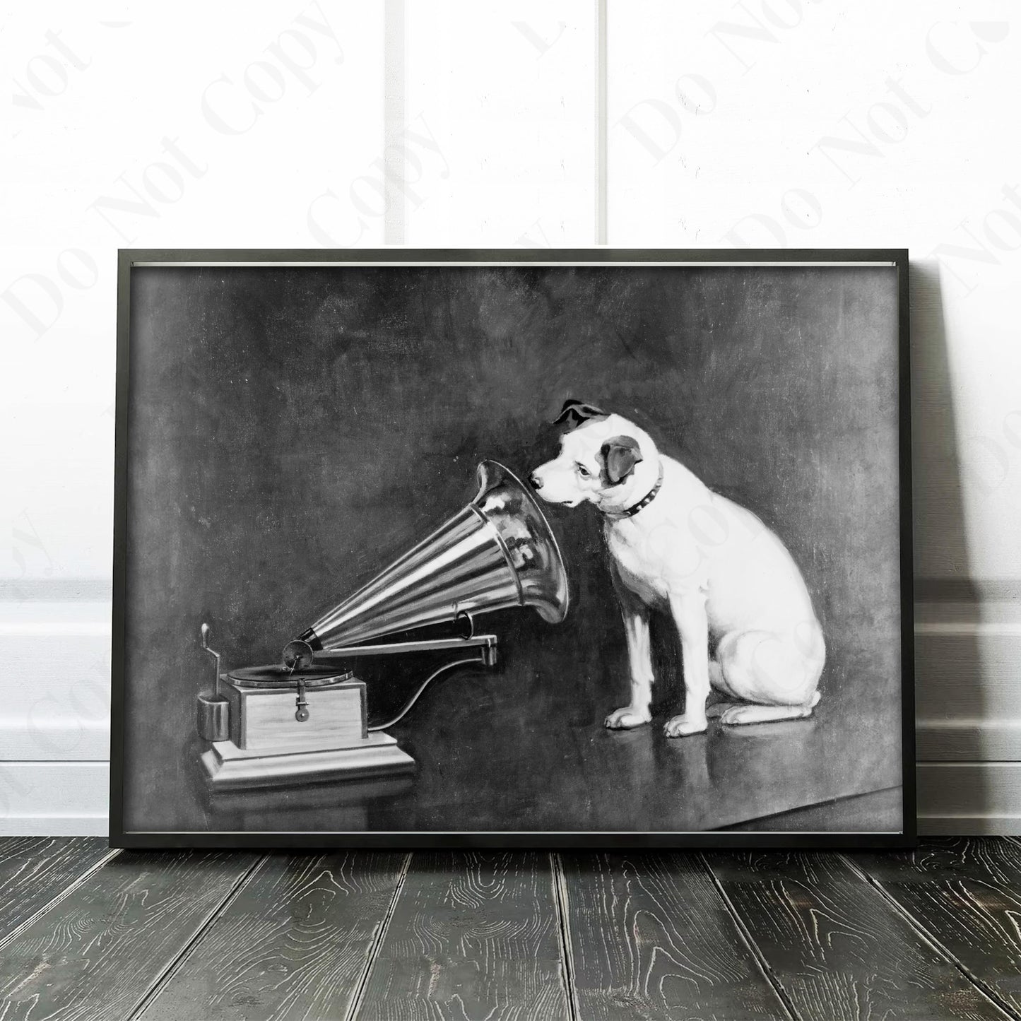 Nipper the Dog Listening to a Phonograph 1898