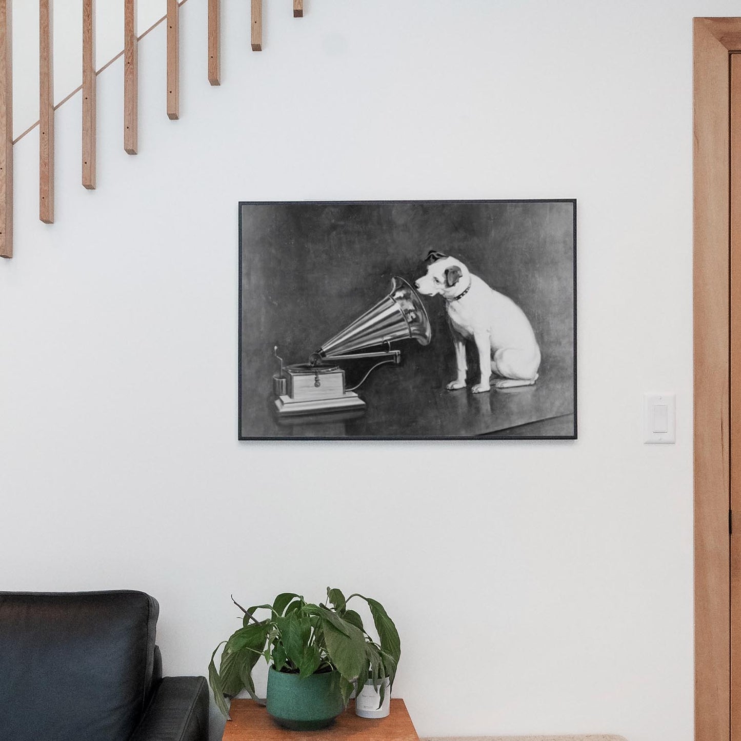 Nipper the Dog Listening to a Phonograph 1898