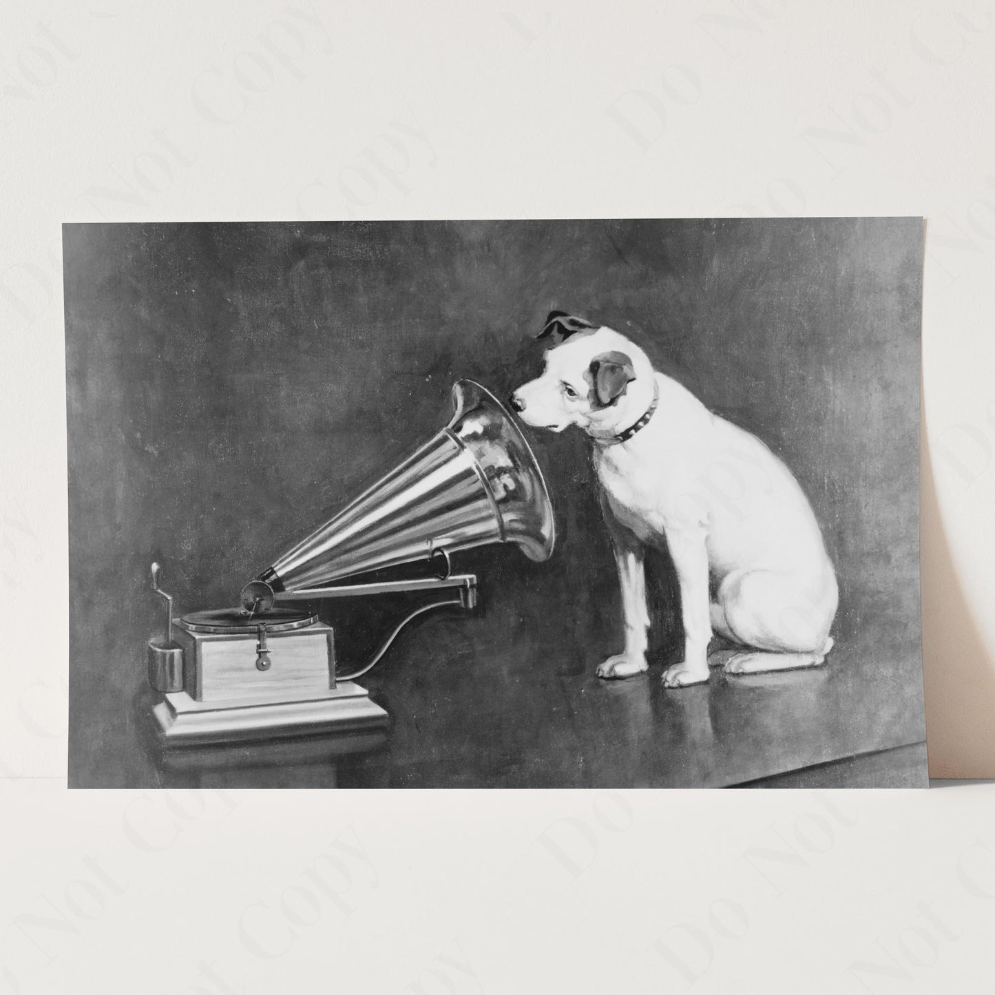 Nipper the Dog Listening to a Phonograph 1898