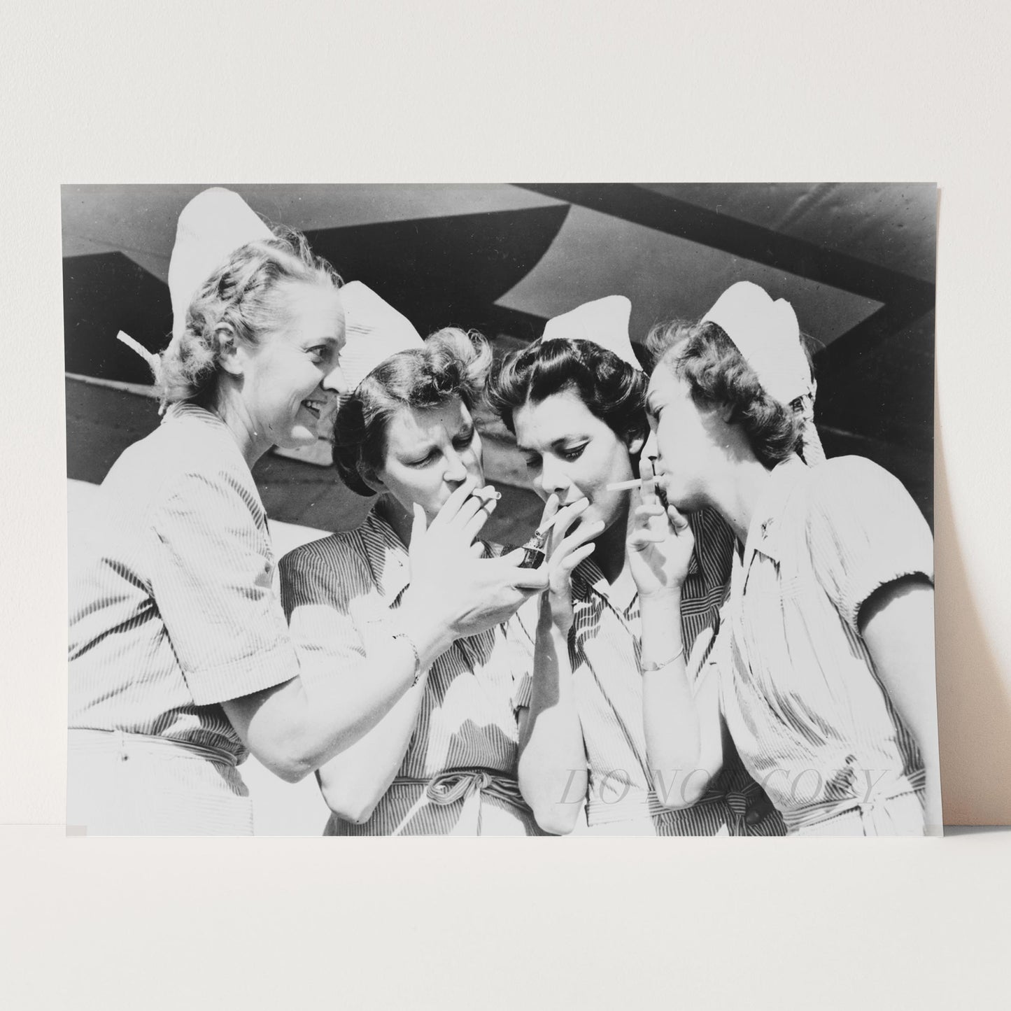Nurses Lighting Up