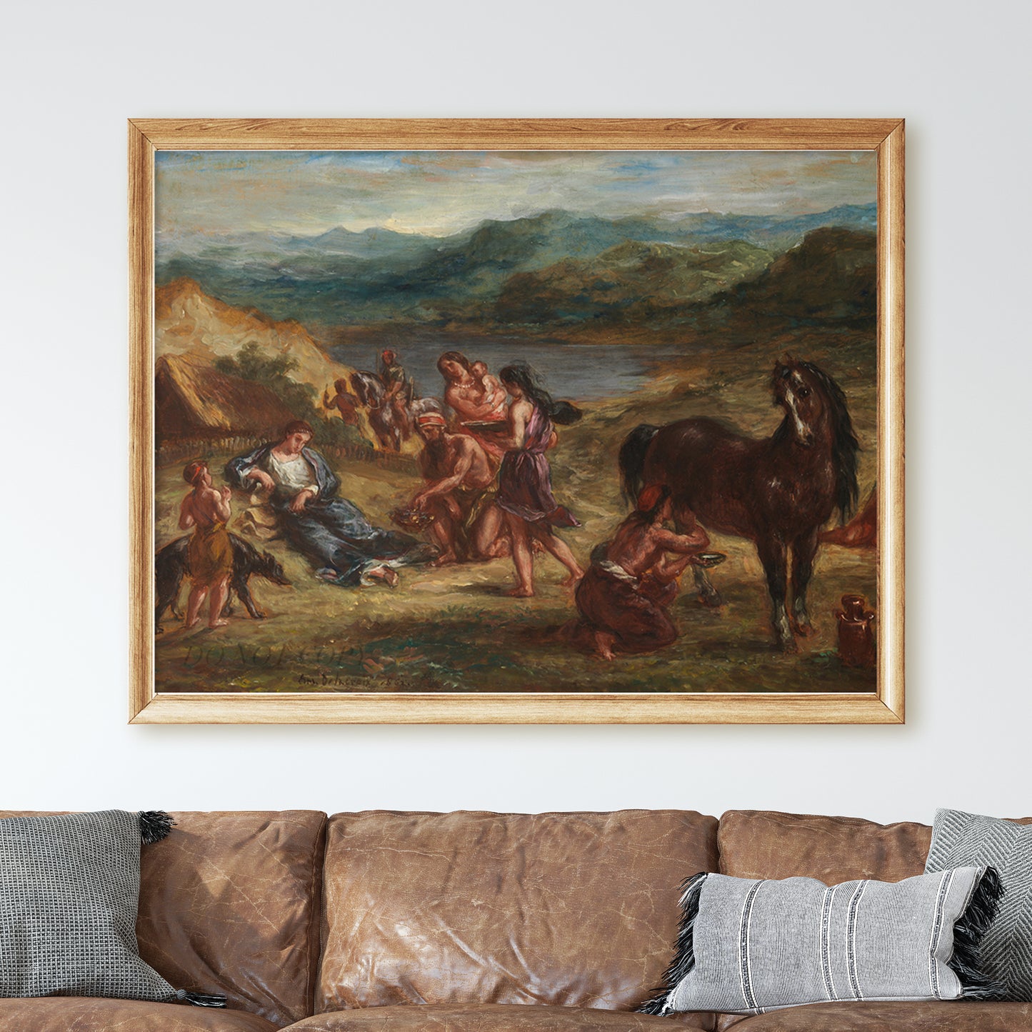 Ovid Among The Scythians (1859-1862) by Eugène Delacroix