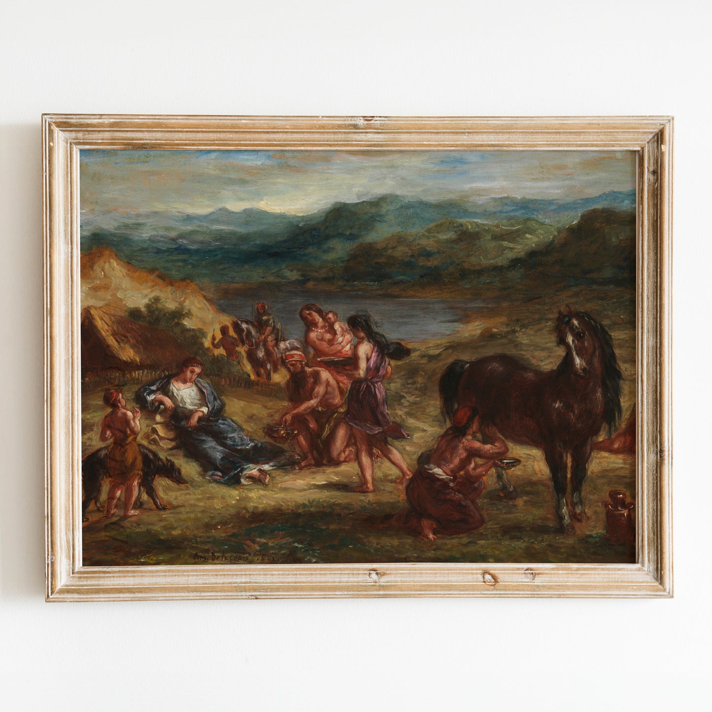 Ovid Among The Scythians (1859-1862) by Eugène Delacroix