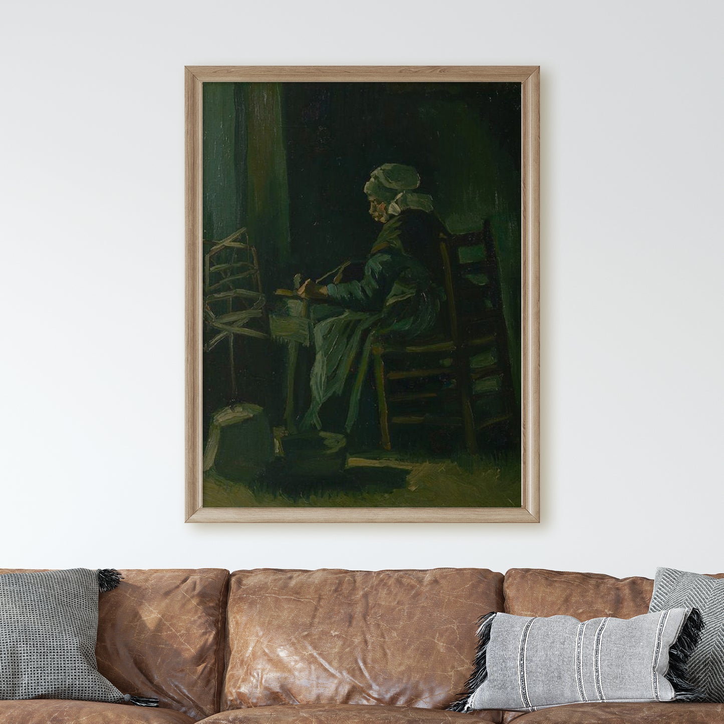 Woman Winding Yarn (1885) by Van Gogh