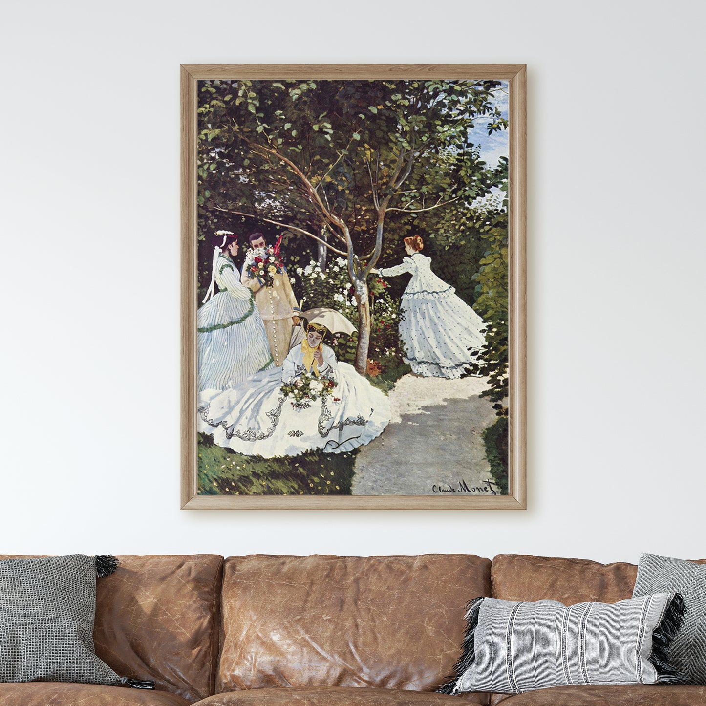 Women in the Garden (1866) by Claude Monet