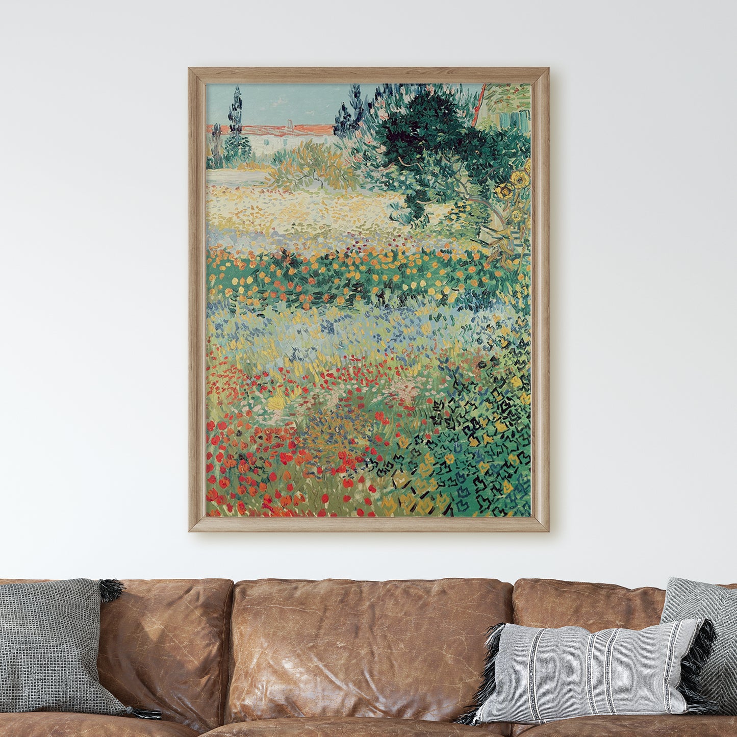 Garden In Bloom At Arles by Van Gogh