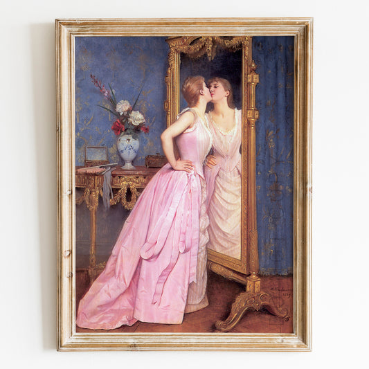 Vanity (1889) by Auguste Toulmouche