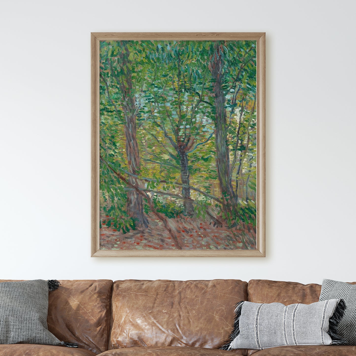 Trees (1887) by Van Gogh