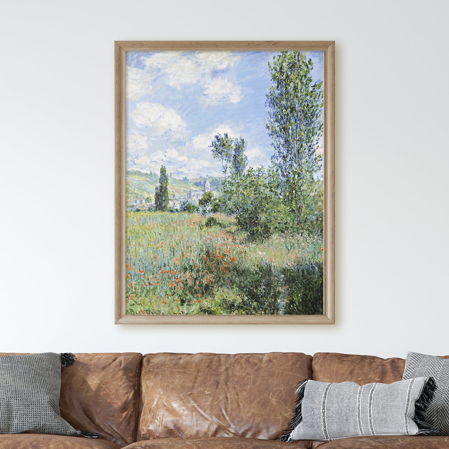 View of Vétheuil (1880) by Claude Monet