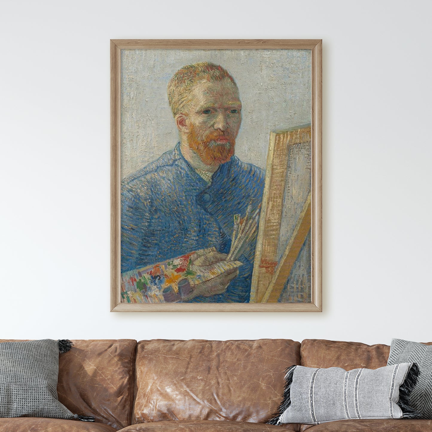 Self-Portrait as a Painter (1888) by Van Gogh