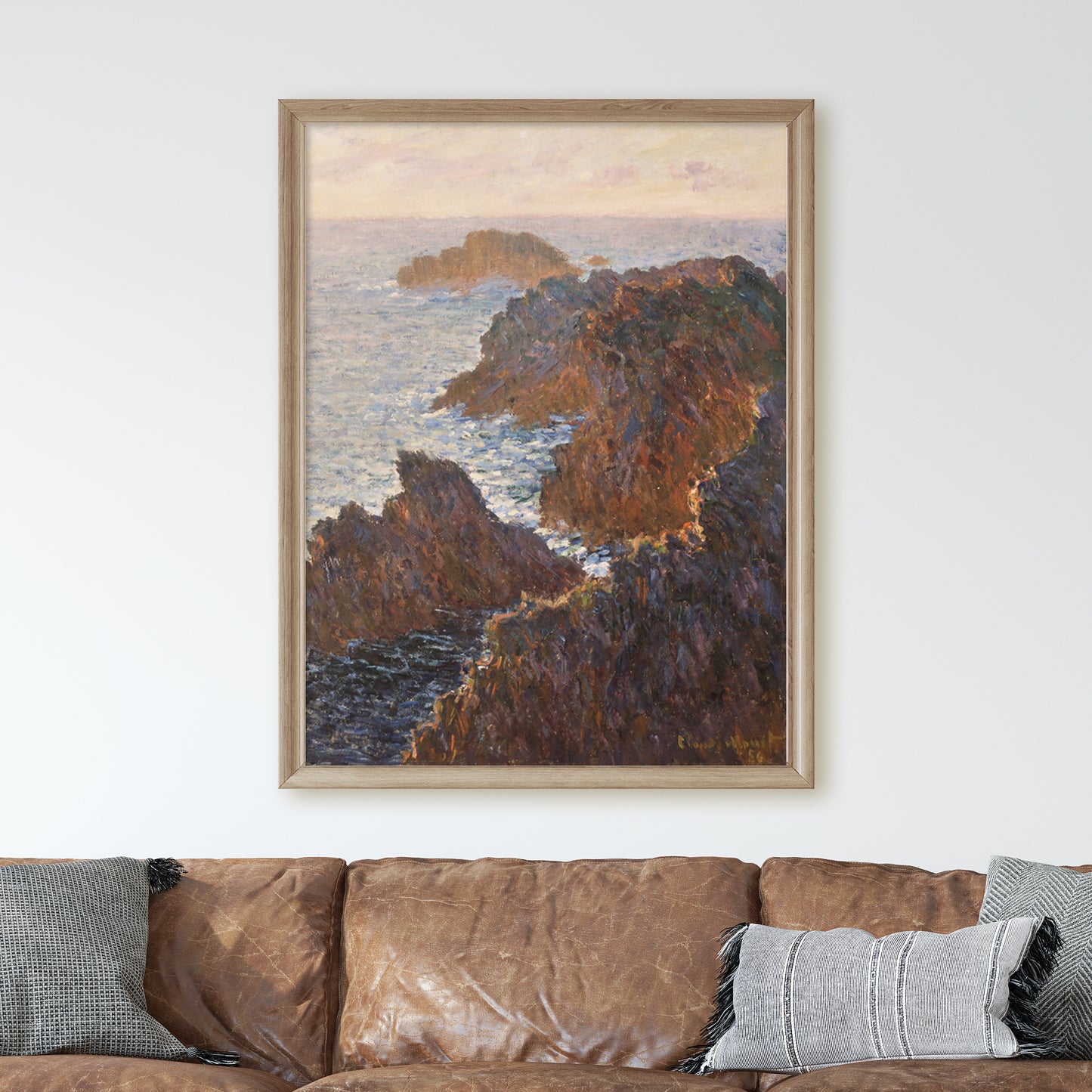 Rocks at Belle-Isle, Port-Domois (1886) by Claude Monet