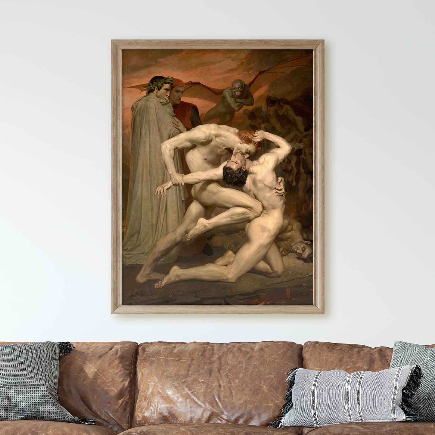 Dante and Virgil in Hell by William-Adolphe Bouguereau