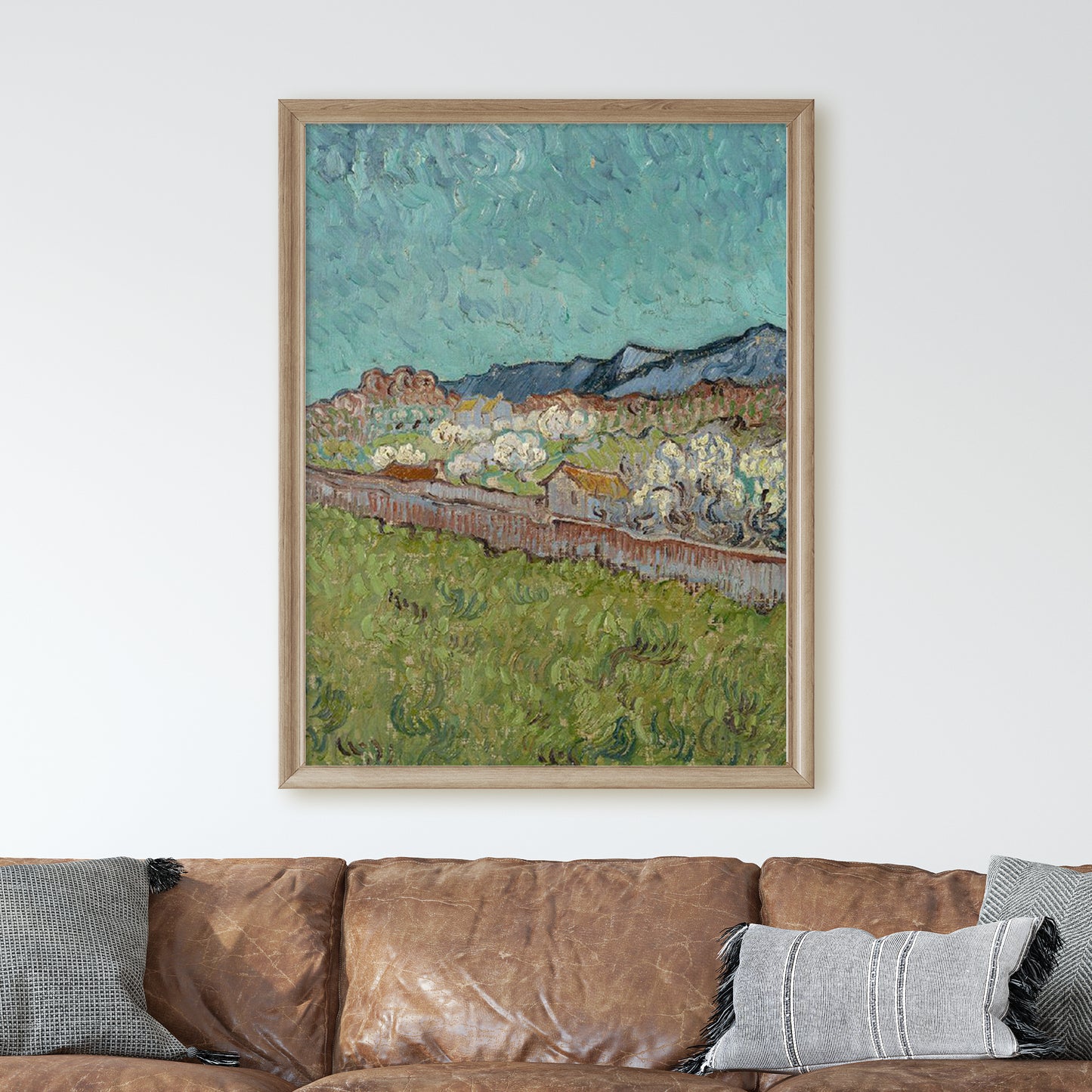 View of the Alpilles (1890) by Van Gogh