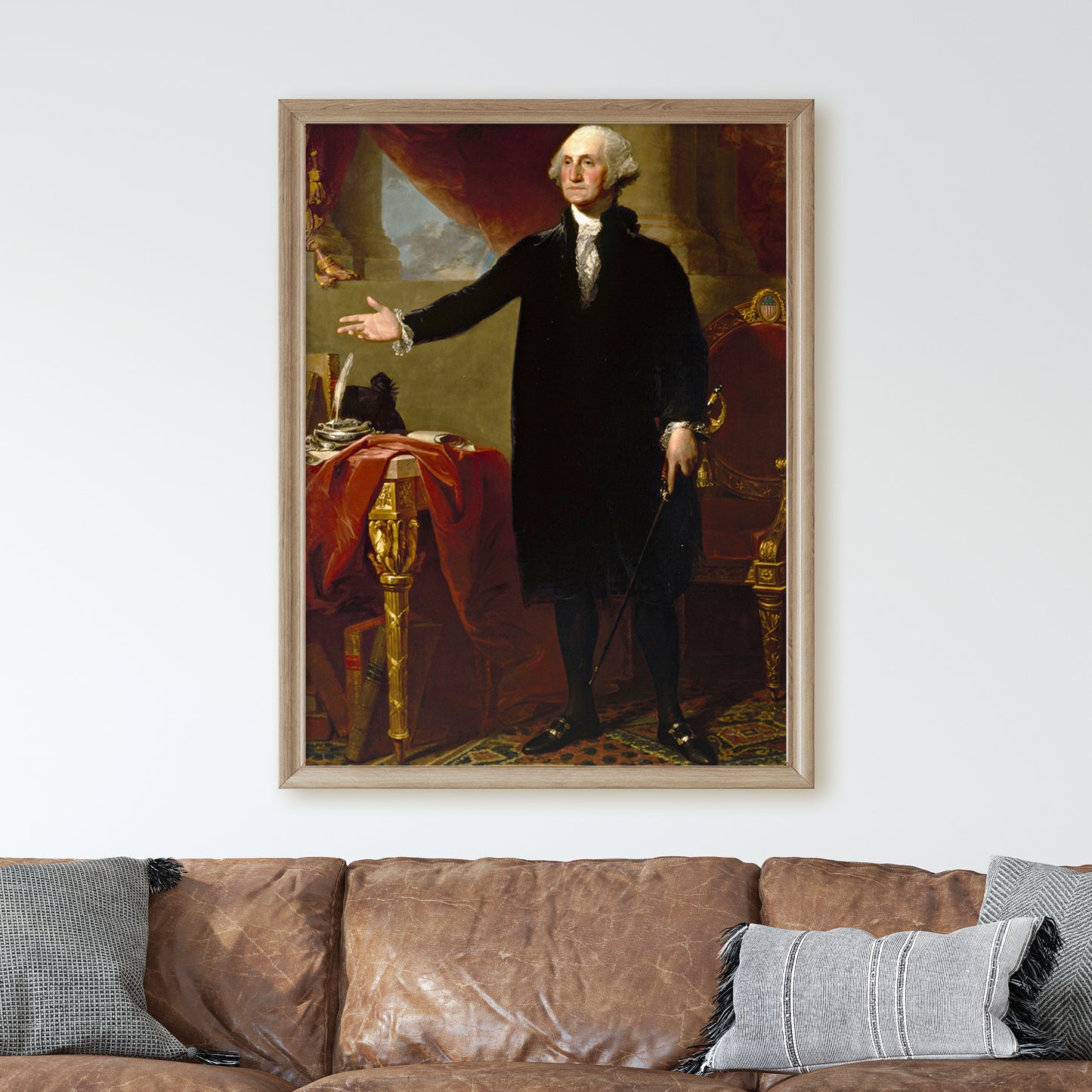 George Washington Lansdowne Portrait 1796 by Gilbert Stuart