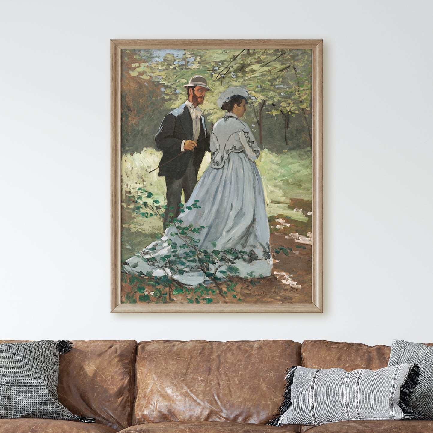Bazille and Camille (1865) by Claude Monet