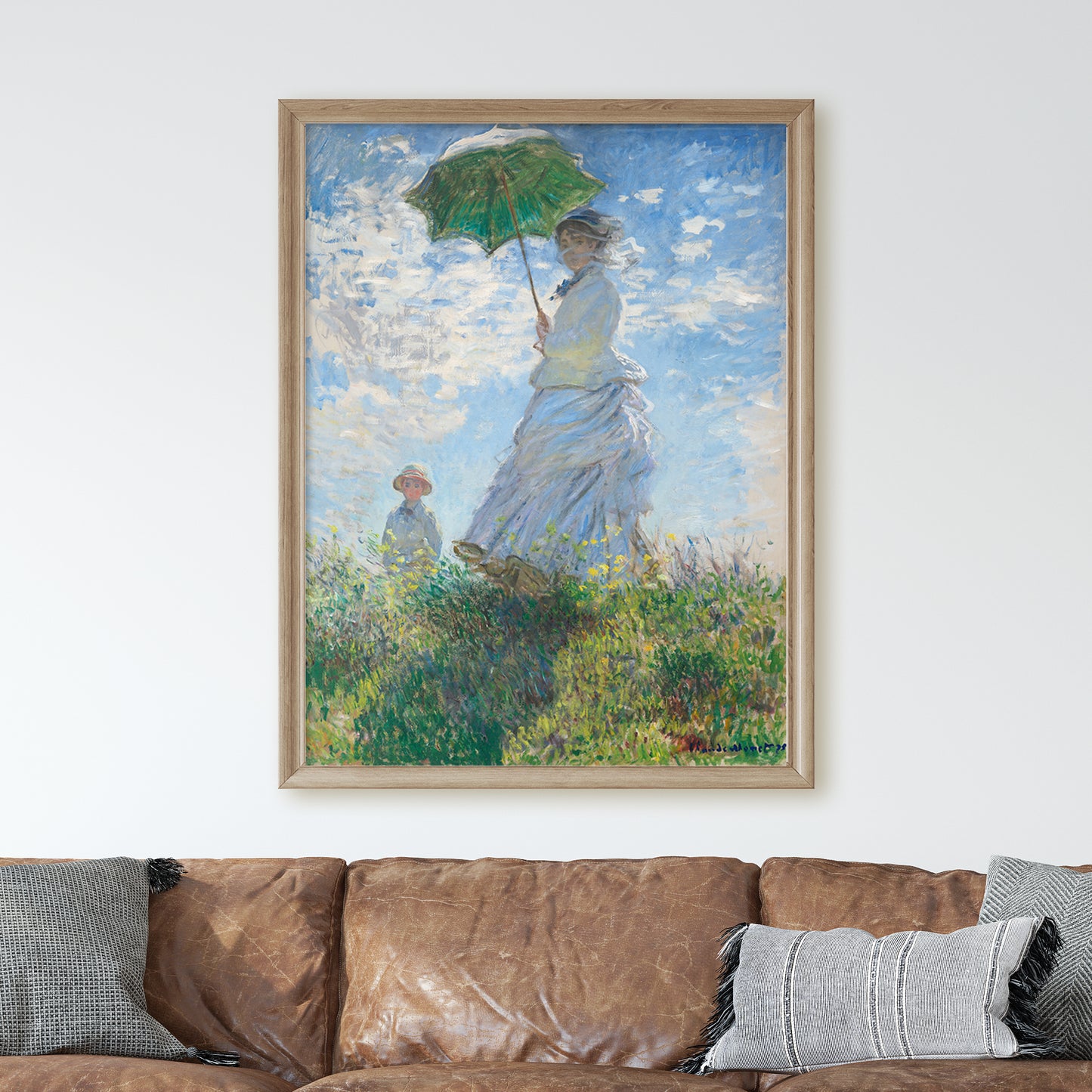 Woman with a Parasol (1875) by Claude Monet