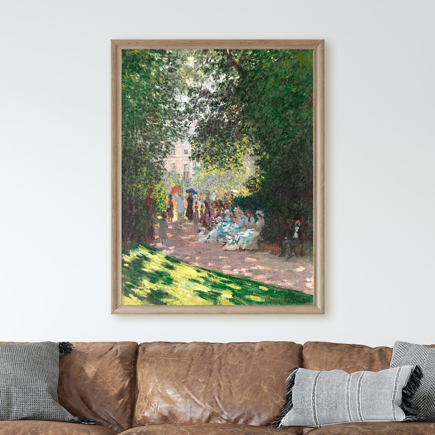 The Parc Monceau (1878) by Claude Monet