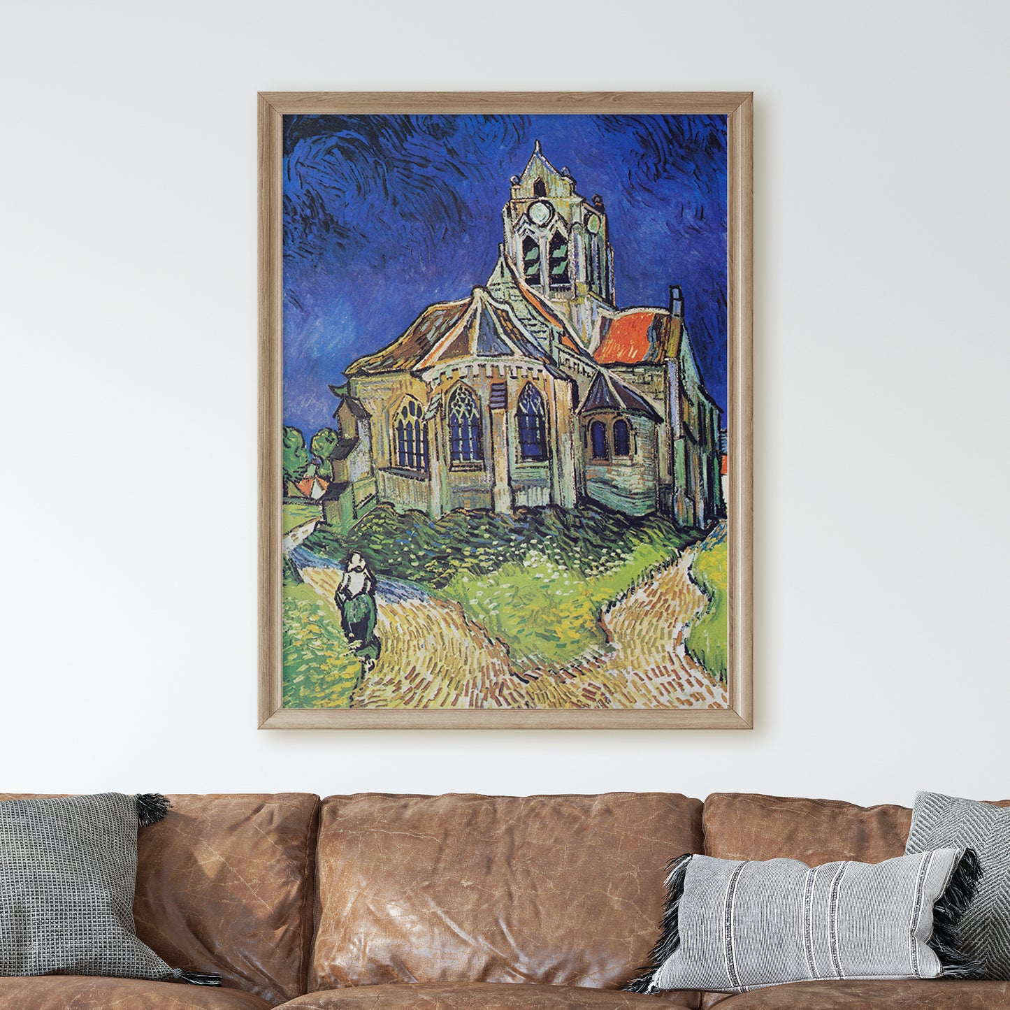 The Church at Auvers (1890) by Van Gogh