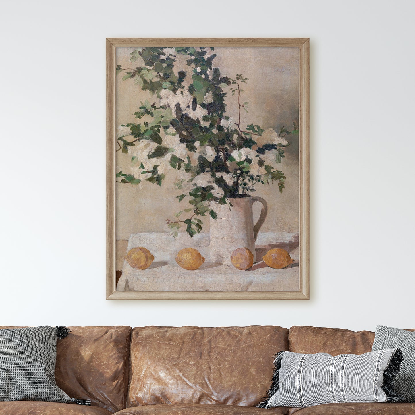 Flowers & Lemons Still Life