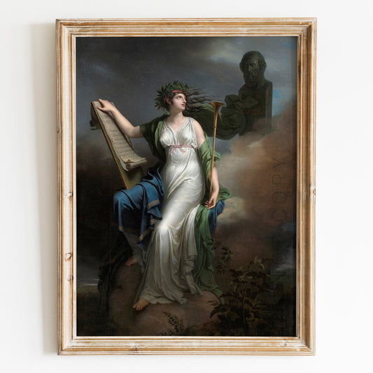 Calliope, Muse of Epic Poetry (1798) by Charles Meynier