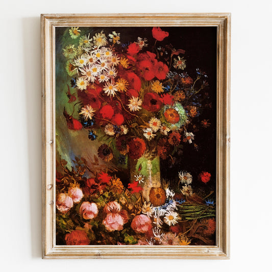 Still Life With Meadow Flowers and Roses by Van Gogh