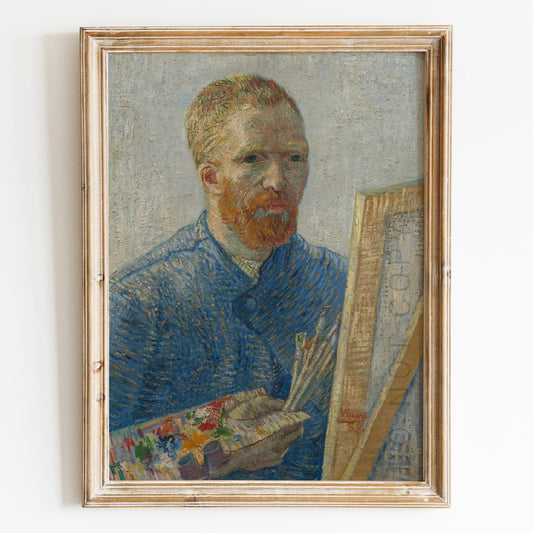 Self-Portrait as a Painter (1888) by Van Gogh
