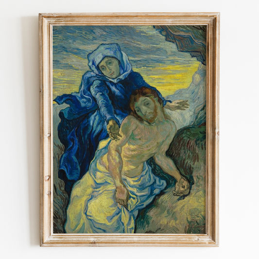 Pietà (after Delacroix) (1889) by Van Gogh