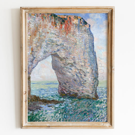 The Manneporte near Étretat (1886) by Claude Monet