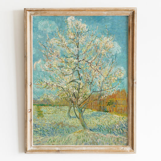The Pink Peach Tree (1888) by Van Gogh