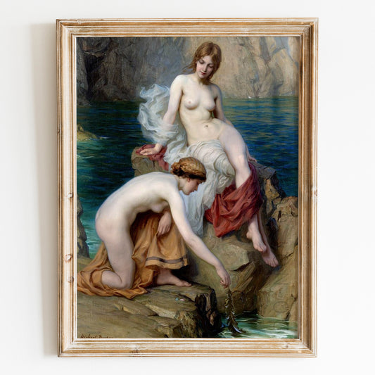 By Summer Seas (1912) by Herbert James Draper