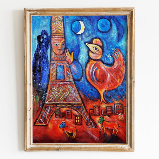 Bonjour Paris by Marc Chagall