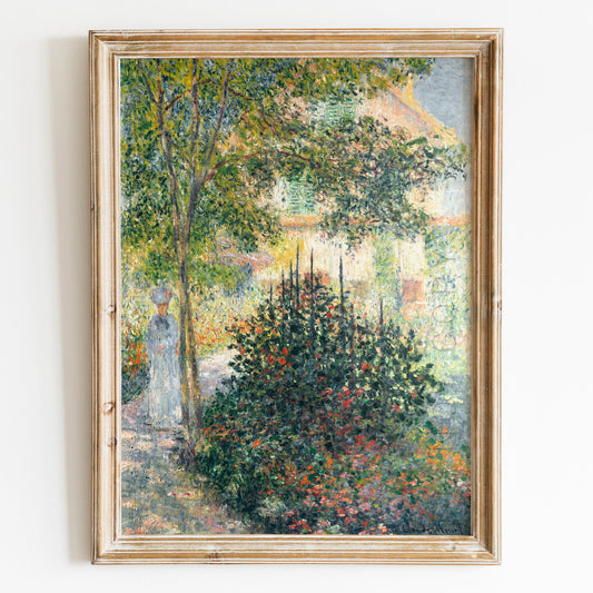 Camille Monet in the Garden at Argenteuil (1876) by Claude Monet
