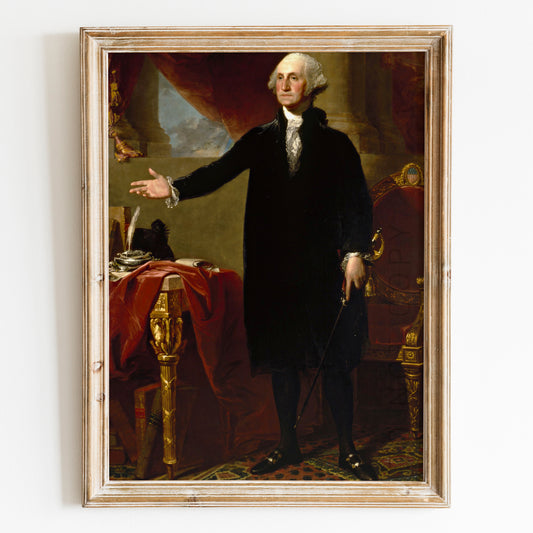 George Washington Lansdowne Portrait 1796 by Gilbert Stuart