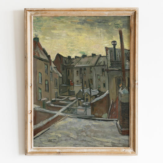 Houses Seen from the Back (1885-1886) by Van Gogh