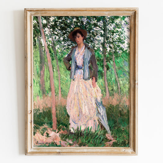 The Stroller (1887) by Claude Monet