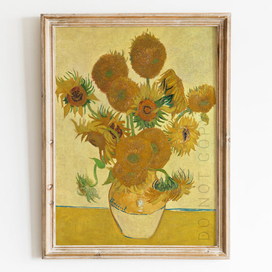Sunflowers (1888) by Van Gogh