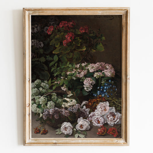 Spring Flowers (1864) by Claude Monet