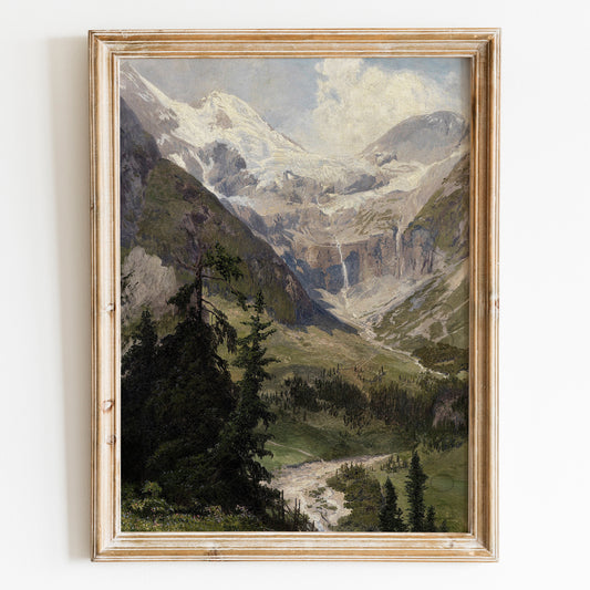 Glacier Mountain Valley