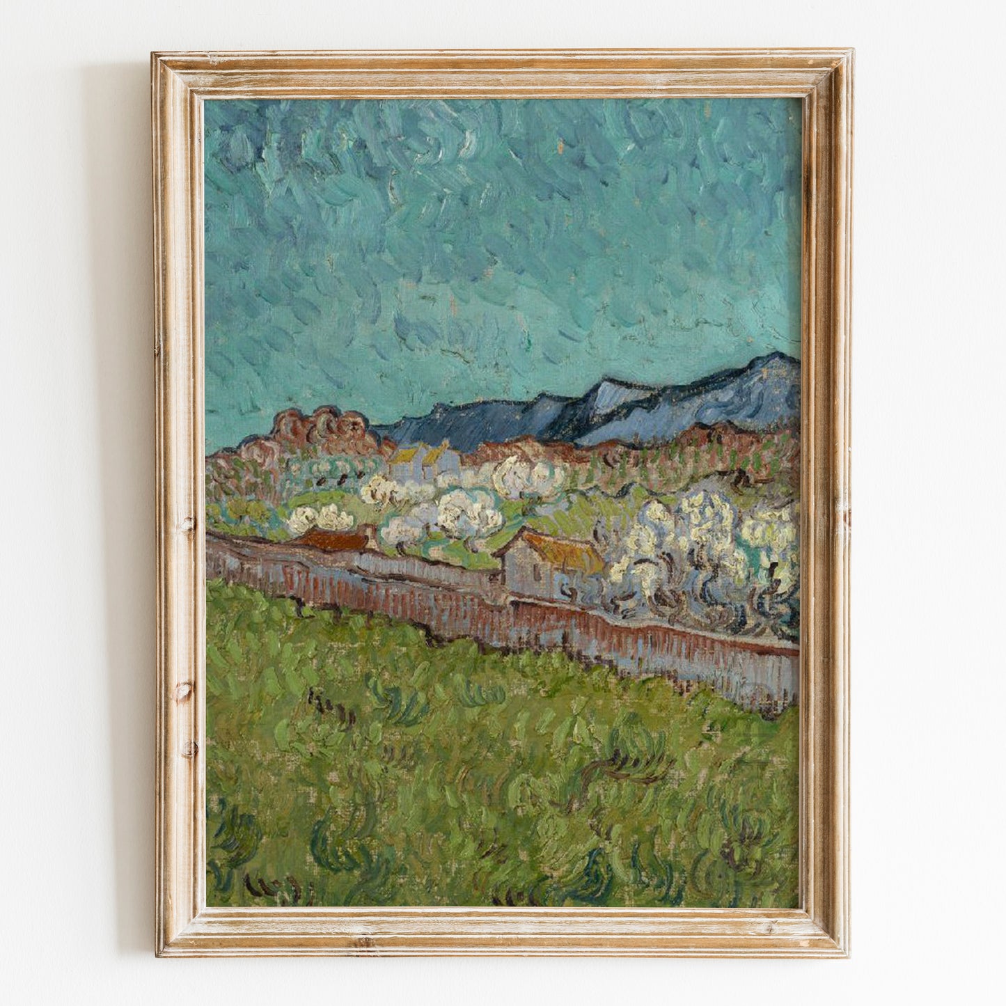 View of the Alpilles (1890) by Van Gogh