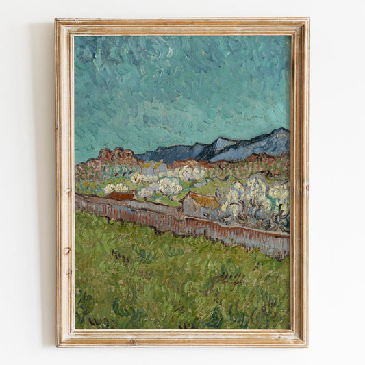 View of the Alpilles (1890) by Van Gogh