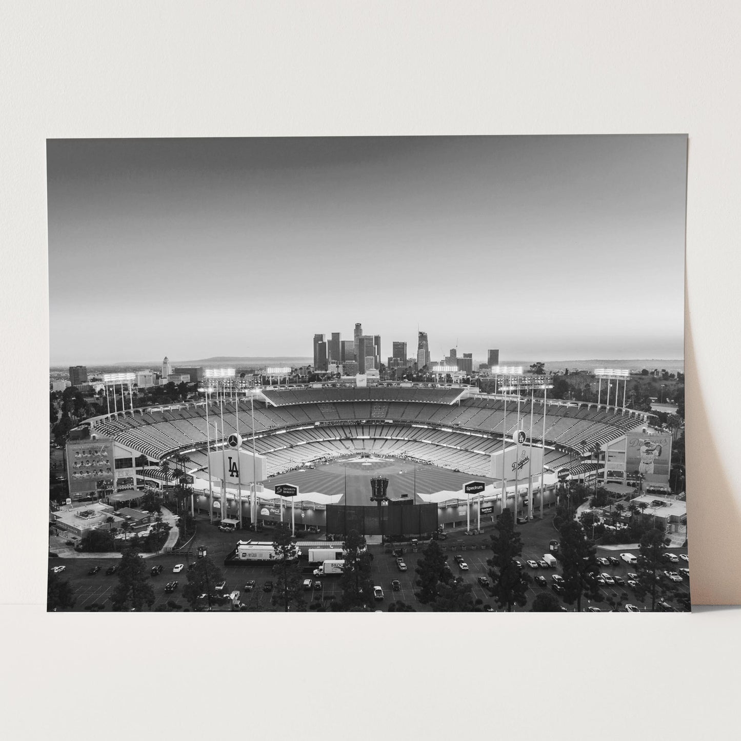 Dodger Stadium & Los Angeles Downtown