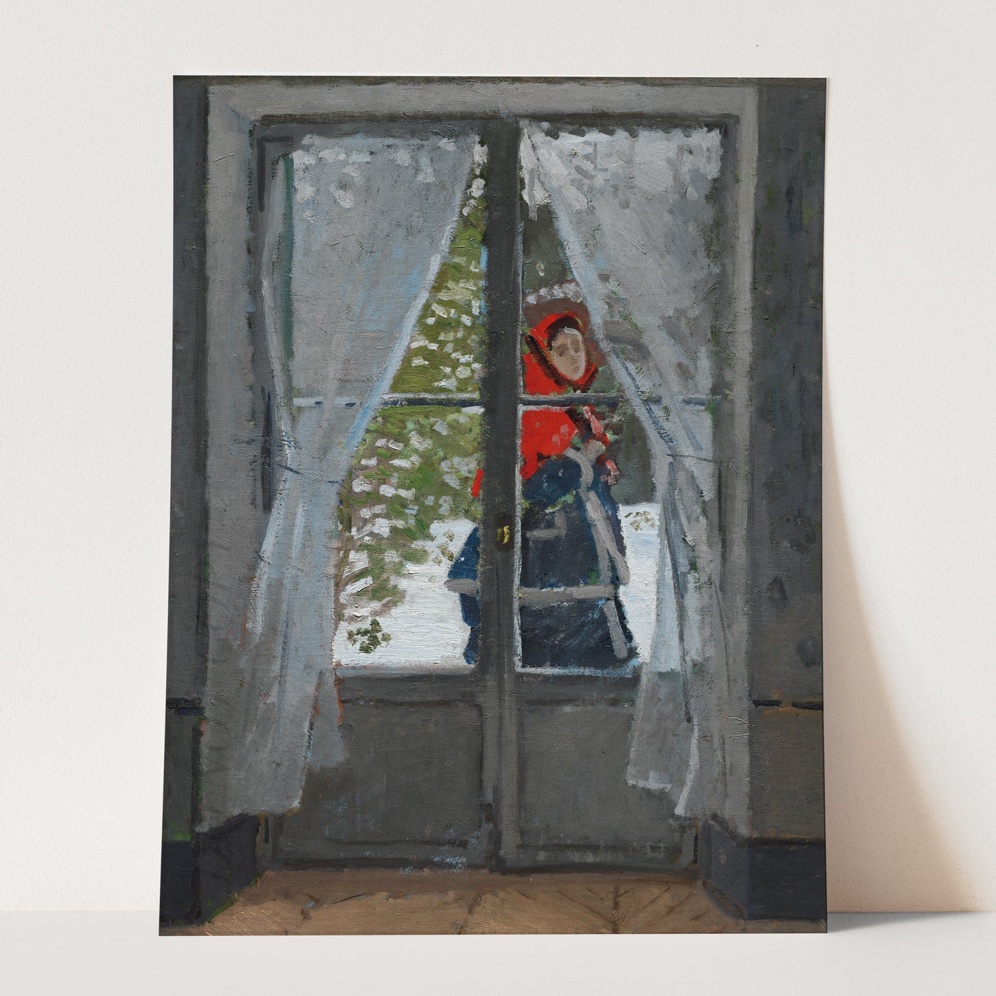 The Red Kerchief (1868–1873) by Claude Monet