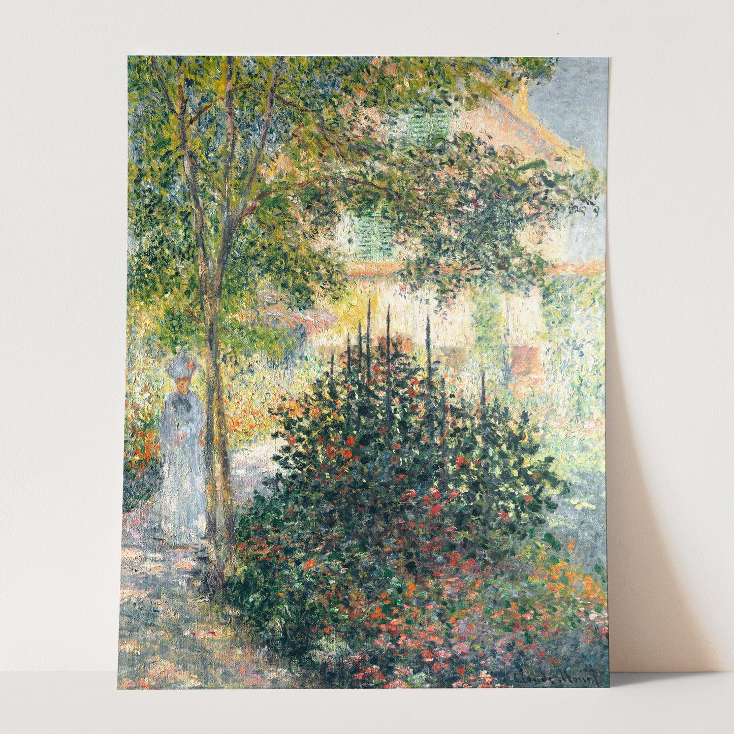 Camille Monet in the Garden at Argenteuil (1876) by Claude Monet