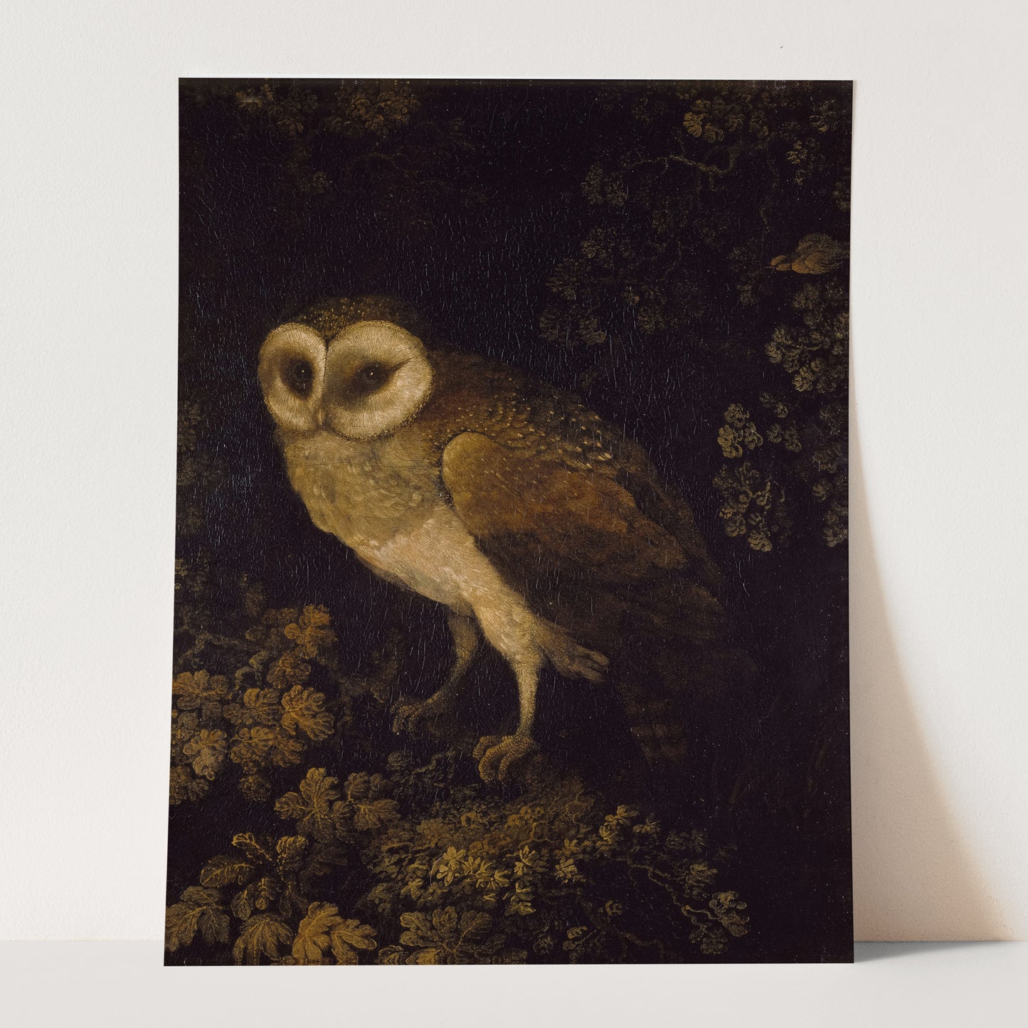 An Owl, Dark Academia by Moses Haughton