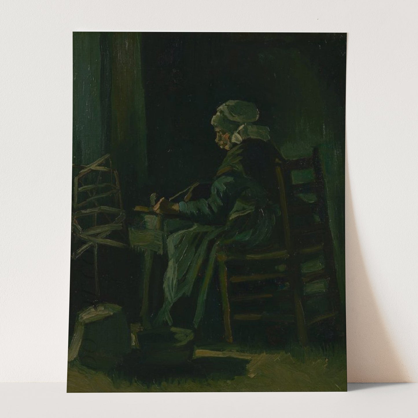 Woman Winding Yarn (1885) by Van Gogh
